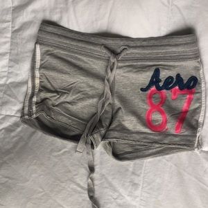 Aeropostale Gray Athletic/Sleepwear Shorts